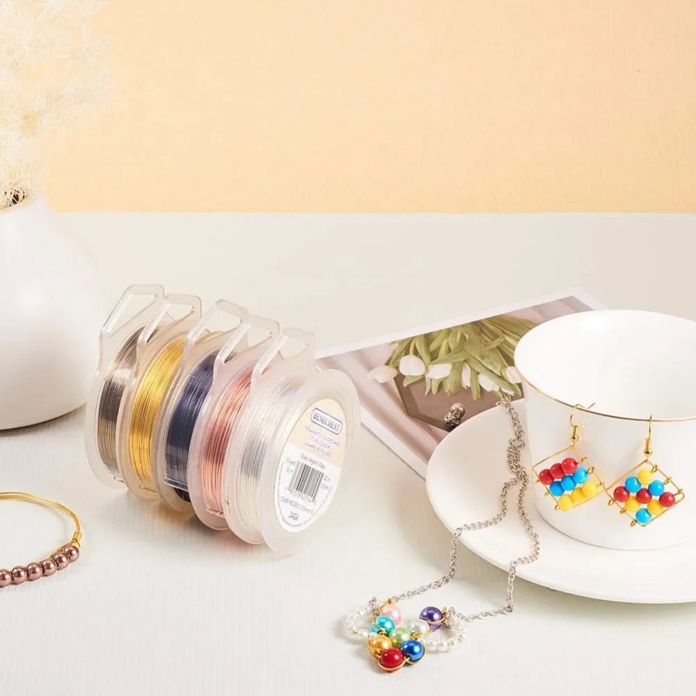 20 Gauge Bare Copper Wire Dead Soft Copper Wire Wire Beading Wire for Jewelry Craft Making 33 Feet