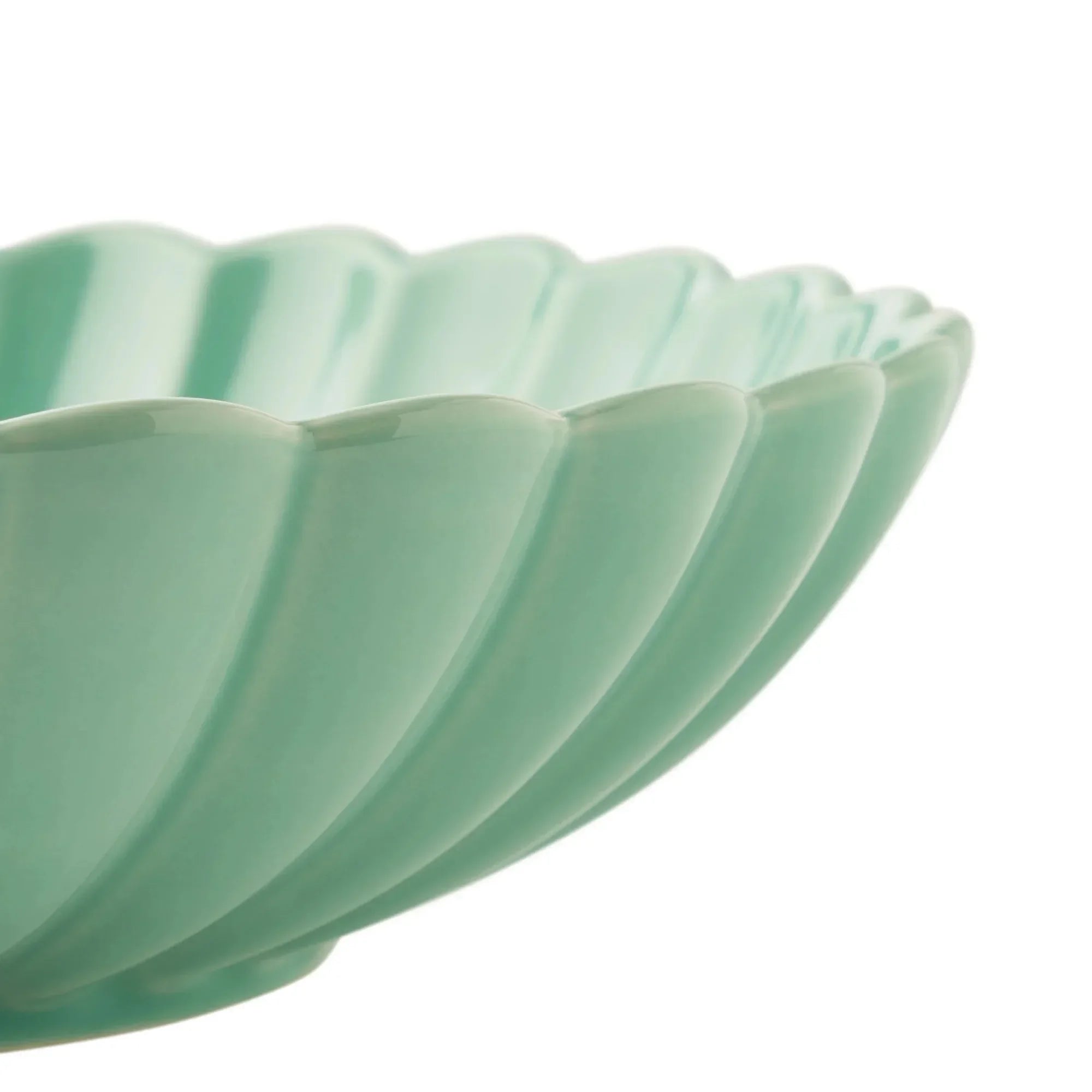 Vintage Green Serving Bowl - Microwave Safe Pasta & Mashed Potatoes Bowl | Colette Collection