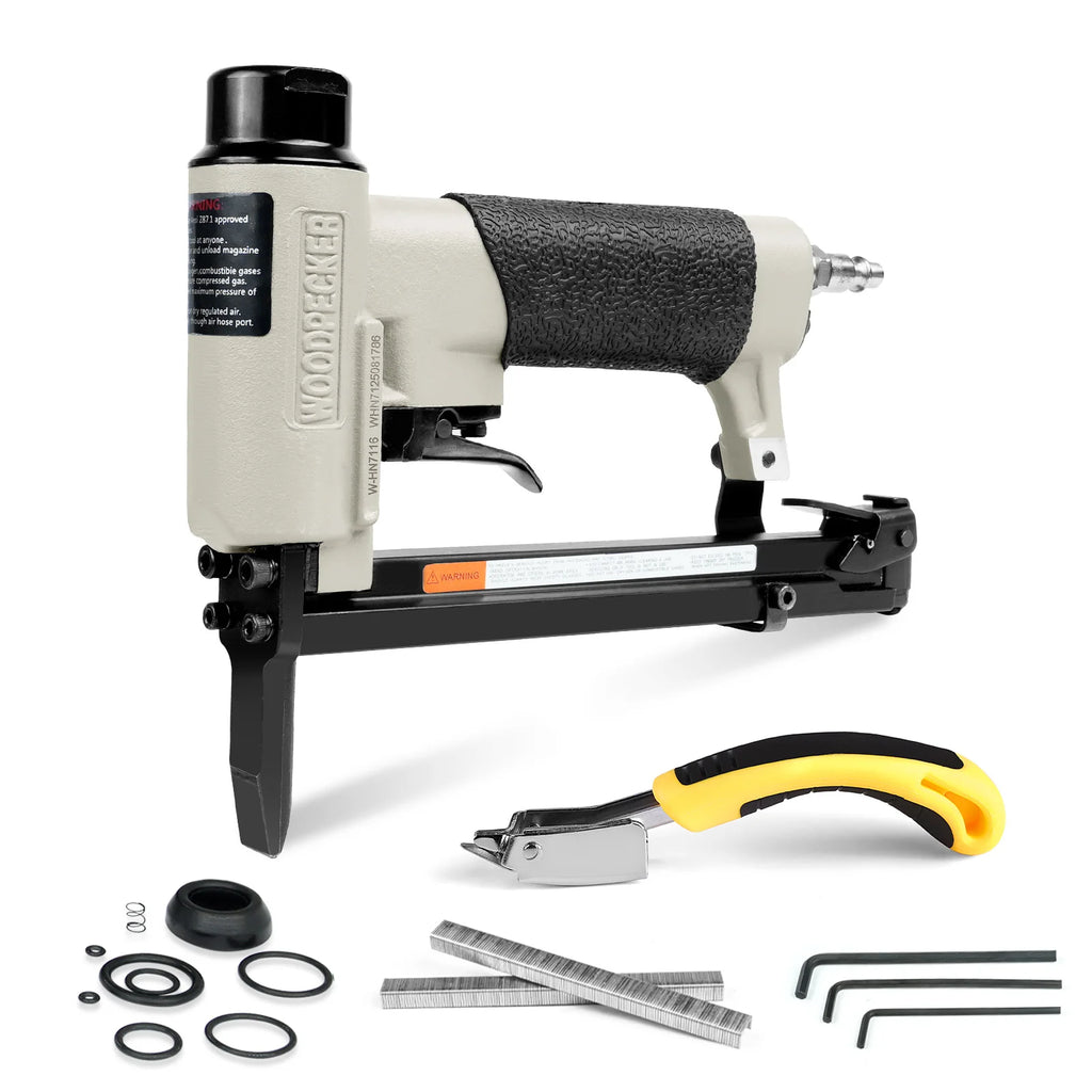 WOODPECKER HN7116 22Gauge 71 serise with Long Nose  Pneumatic StaplerUpholstery Staple Gun Tools for Woodworking