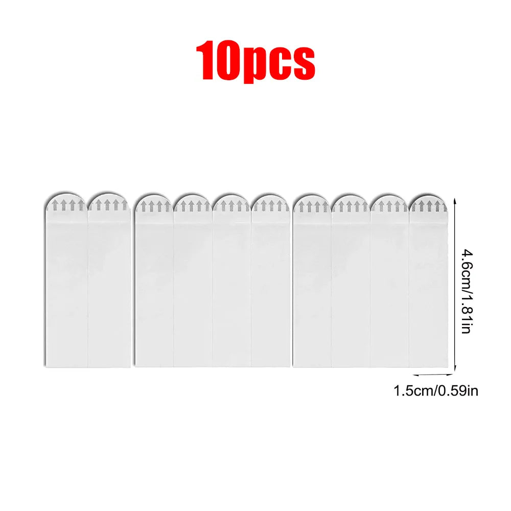 Double Sided Tape Sticker Wall 10/20PCS Sets Damage Free Picture&Frame Hanging Strips Waterproof Self Adhesive Hooks Accessories