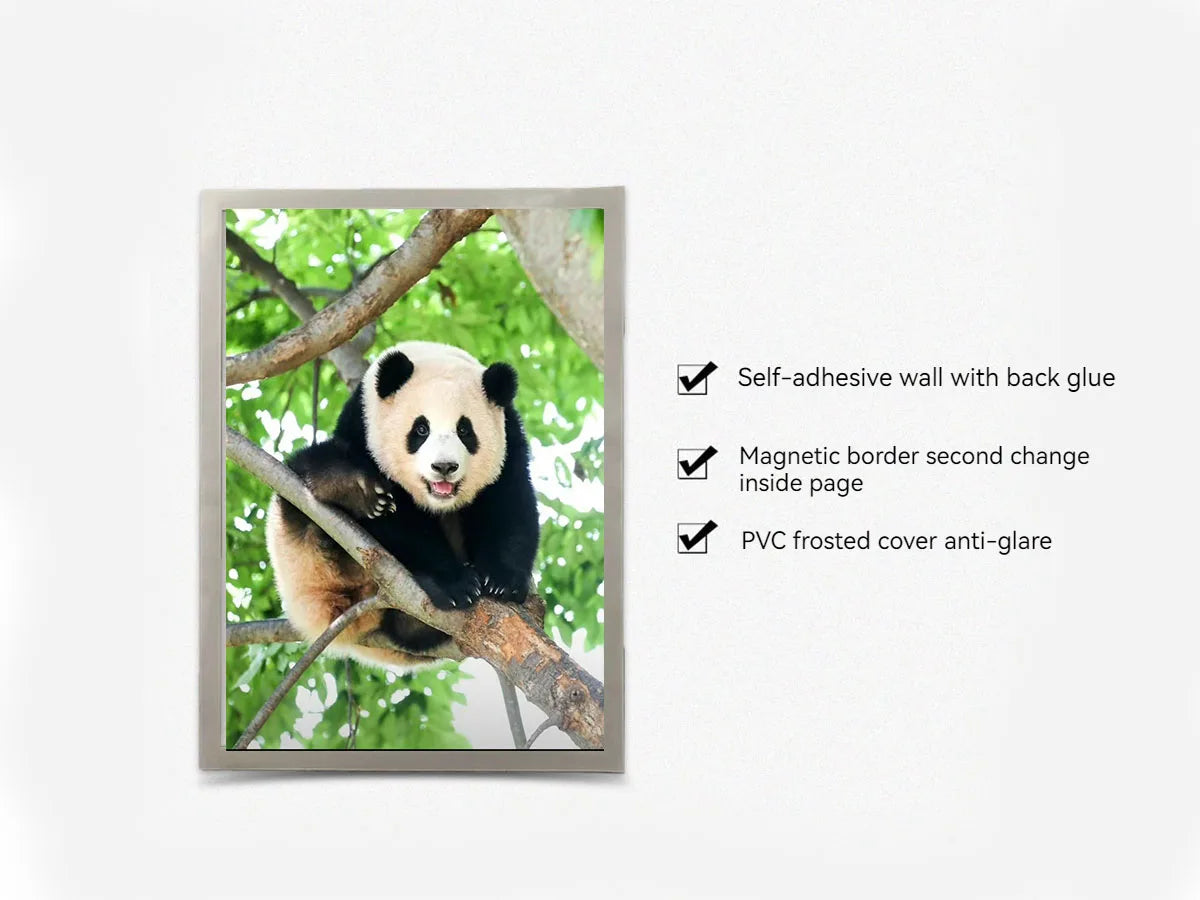 Magnetic Picture Frames Wall Kpop Photocard Holder Display Decor for Wall Window Office Advertise 5Pack A3/A4/A6/Square30x30cm