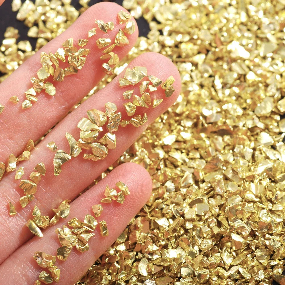 450g/Bag Wholesale Multicolor Flash Irregular Shaped Glass Crushed Stone For DIY 3D Nail Art Decoration/Resin Mold Filler
