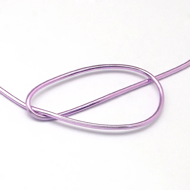 PandaHall 0.6-2.0mm Anodized Aluminum Wire 10 Sizes , Colorful Bendable Craft Wire for Jewelry Making, DIY Model Beading