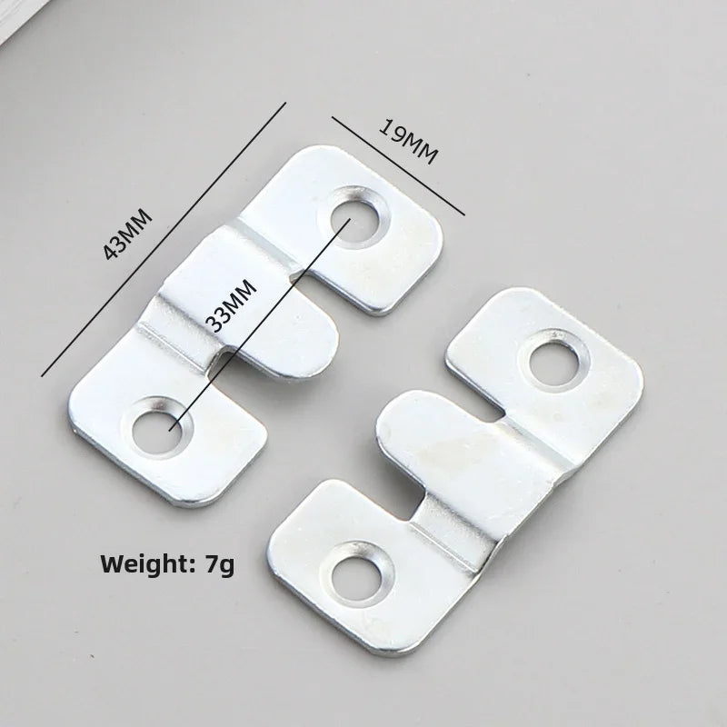 Folding Table Wall Shelves Floating Wall Shelves Stainless Steel Hanging Buckle Flush Mount Hanger Furniture Interlock Bracket