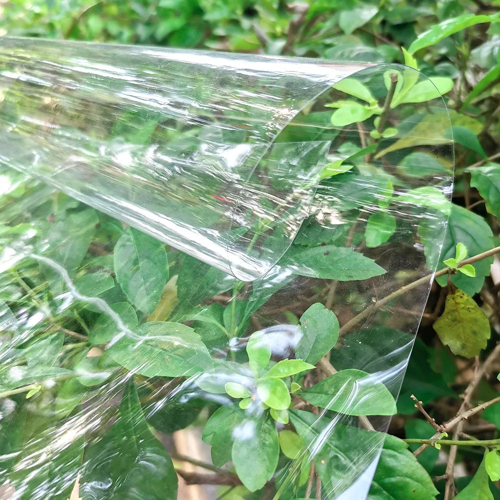 50*120CM Roll Clear Ultra-Transparent PVC Fabric Soft Glass Cloth Waterproof Crystal Bag DIY  Craft Decor Tablecloth Protective