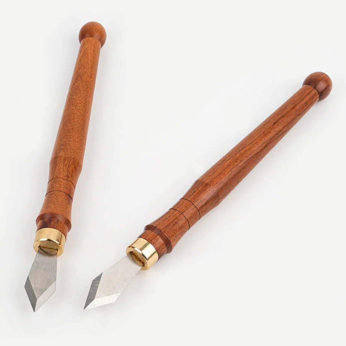Wood Dual Bevel Carving Knife Tool, Precision Striking Knives with High Carbon Steel Blades for DIY Craft Sculpture Carpenter