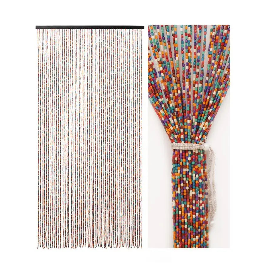 Strands Colorful Beaded Curtain Bamboo Curtain for Doorways MultiScenario Application Purely Handmade Beaded Curtains as Insect
