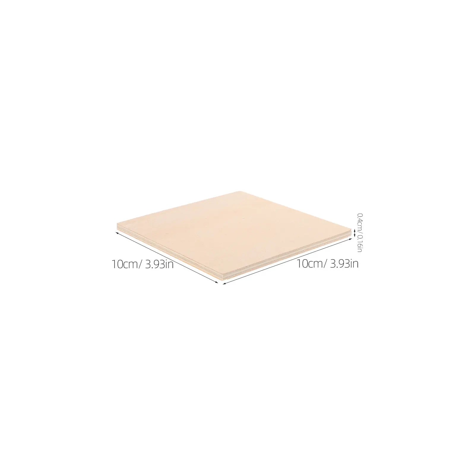 10pcs DIY Lime Wood Sheets Craft Solid Plywood Laser Cutting Engraving Supplies Architecture Models Thin Boards