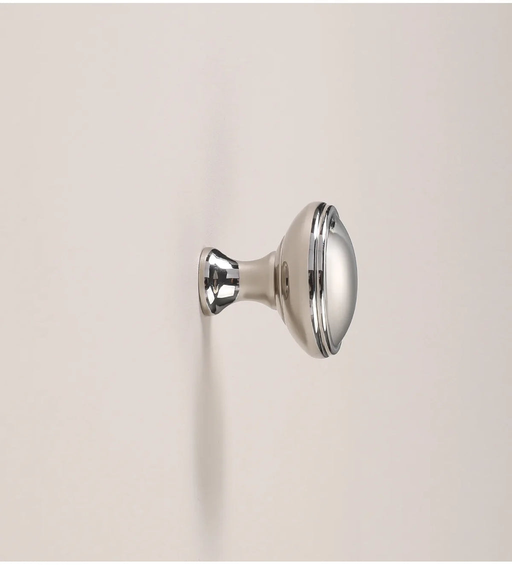 Silver cabinet door handle creative wardrobe/cabinet/drawer knobs modern minimalist single-hole door pull furniture hardware
