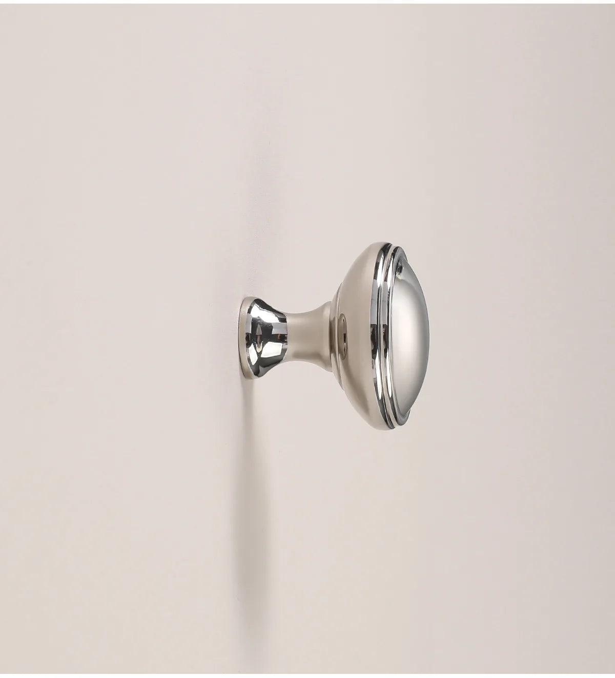 Silver cabinet door handle creative wardrobe/cabinet/drawer knobs modern minimalist single-hole door pull furniture hardware