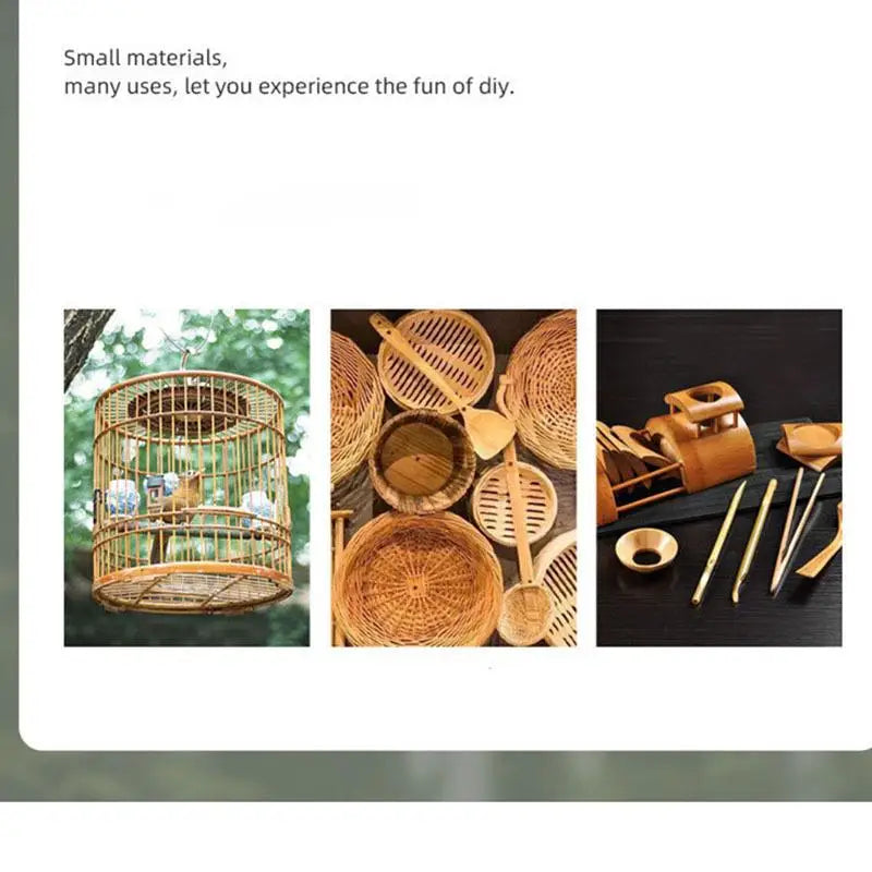 3-8mm Round Wooden Stick For Crafts Food Ice Model Making Cake Dowel DIY Durable Dowel Building Model Woodworking Tool