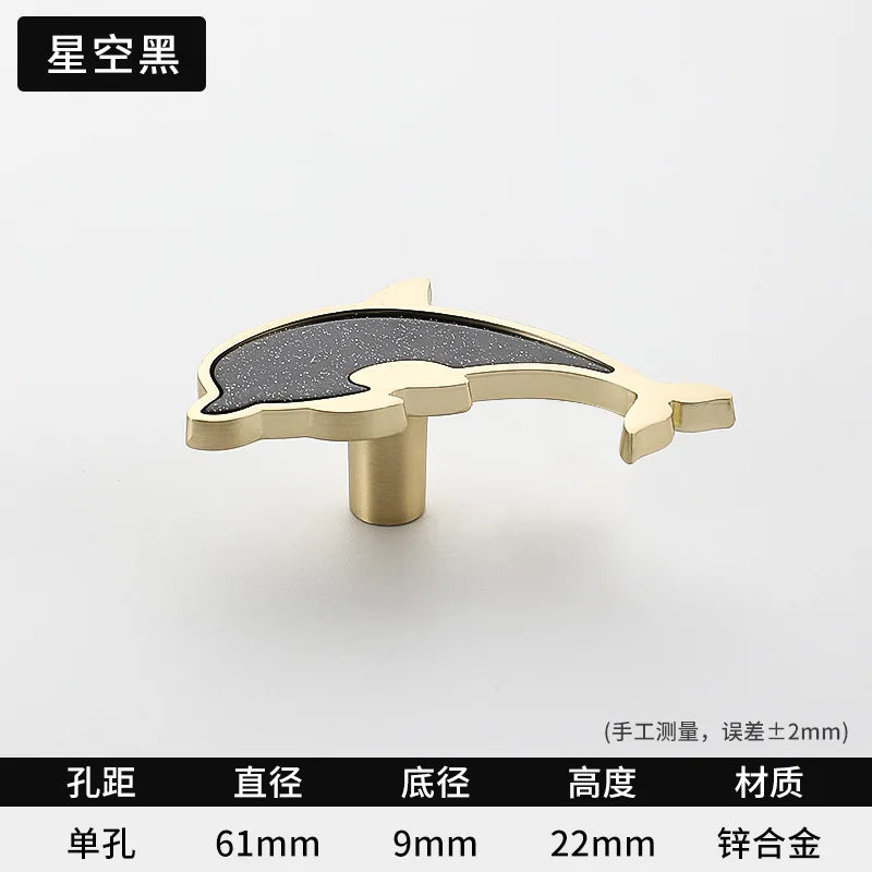 Modern Cupboard Drawer Knobs Wardrobe Furniture Single Hole Door Handle Simple Personality Children's Room Bedside Table Knobs