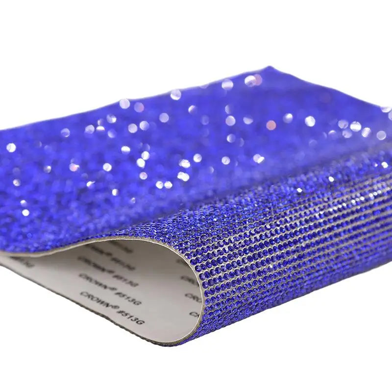 12x20cm Self Adhesive Rhinestone Sticker Tape DIY Decoration Diamond Sticker For Arts Crafts DIY Car Phone Clothes Decoration
