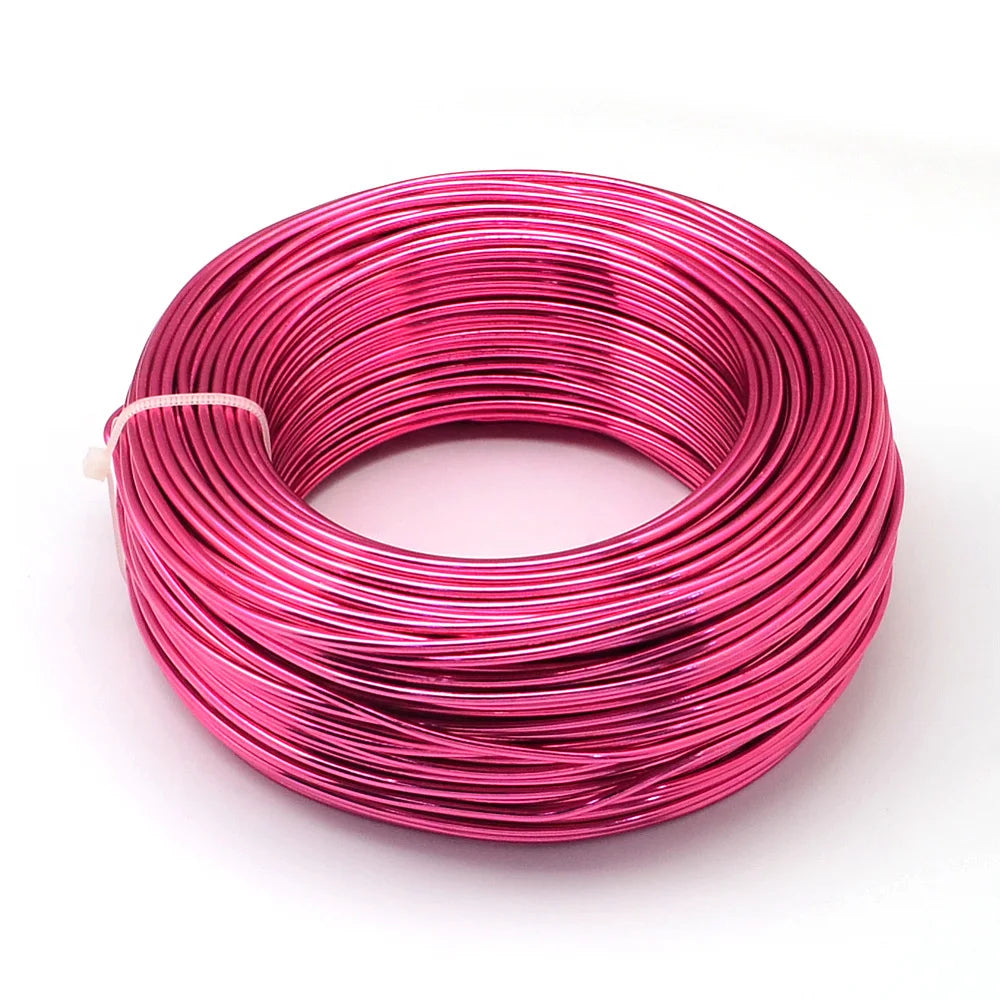 PandaHall 0.6-2.0mm Anodized Aluminum Wire 10 Sizes , Colorful Bendable Craft Wire for Jewelry Making, DIY Model Beading