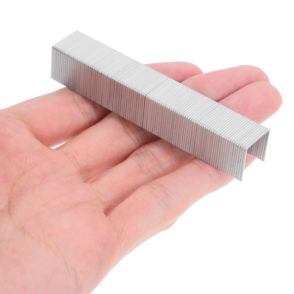 1000Pcs Heavy Duty Steel Staples Standard Mini Staples Refill for Office School Home Use Paper Binding File Stapler Supplies