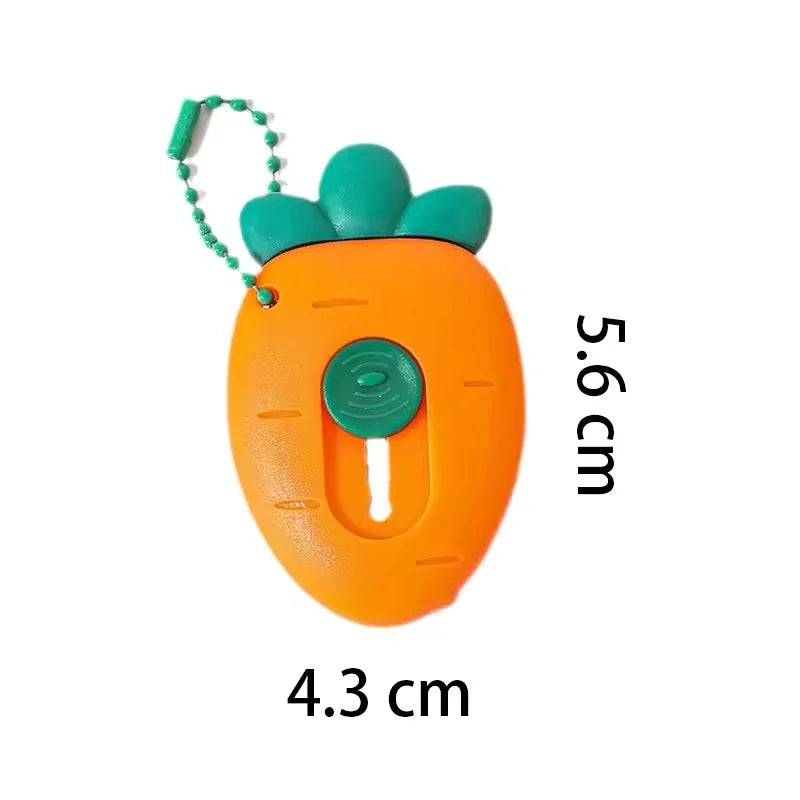 1Pcs Utility Knife In The Shape Of Mini Fruit Designed To Be Hung For Unpacking Paper Cuttings Envelope Wrapping Tool