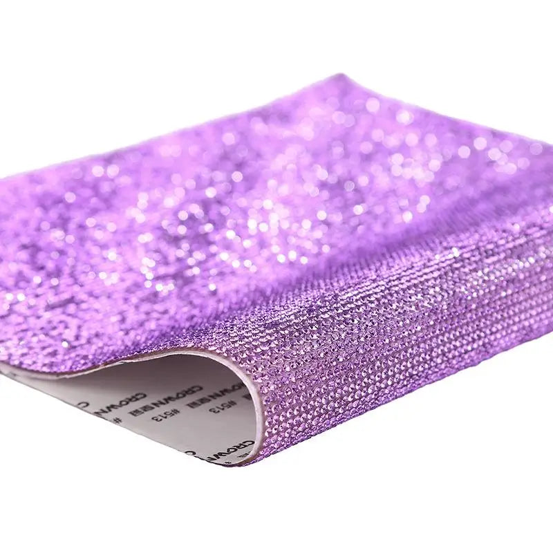 12x20cm Self Adhesive Rhinestone Sticker Tape DIY Decoration Diamond Sticker For Arts Crafts DIY Car Phone Clothes Decoration