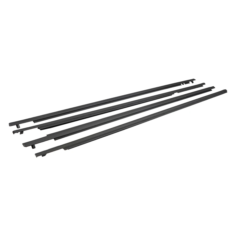 7573012300 7571002210 4Pcs Window Weatherstrip Rear Door Moulding Trim Seal Belt Sealing Strips For Toyota Corolla 2009-2012