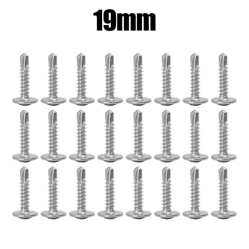 Truss Head Sheet Metal Screws Assortment Kit Stainless Steel Self Tapping Drilling Screw For Metal Wood Thread Phillips Cross