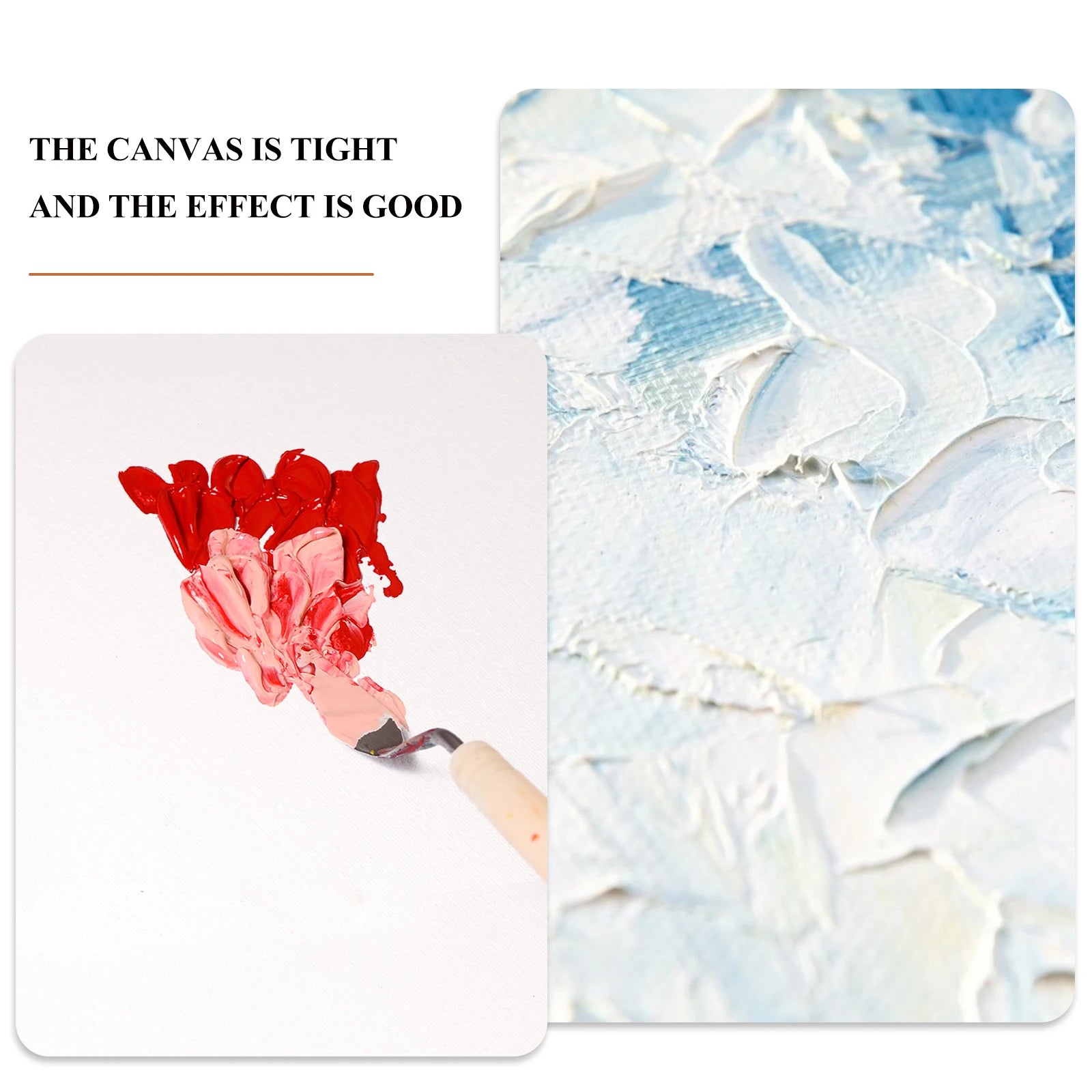 1pc Blank Painting Frame Heart Shape Diy Art Stretcher Boards Lightweight Canvas For Oil Acrylic Gouache Tempera Art Supplies