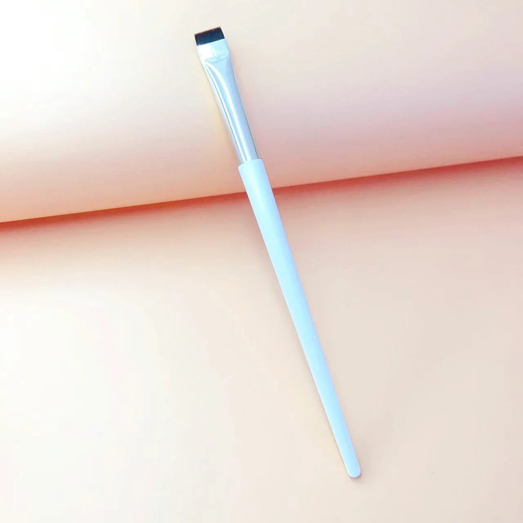 LOYBJ Thin Eyebrow Eyeliner Brush Super Fine Angled Brow Contour Brush Portable Women Eyebrow Liner Cream Cosmetic Makeup Tools