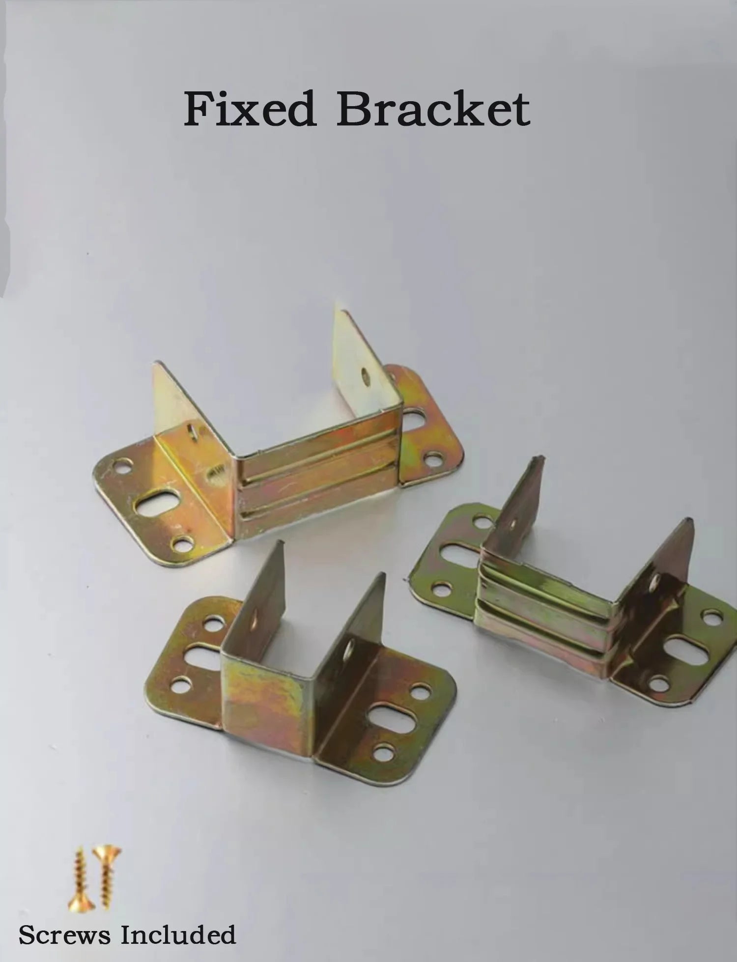 U-shaped Thickened Bed Hinge Hook Angle Code/bed Beam Bracket Metal Bracket Wooden Fixing Hardware Accessories