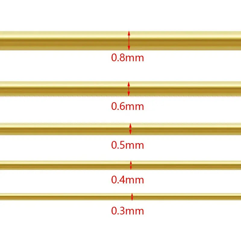 0.3-1.0mm Jewelry Beading Wire Tarnish Resistant Jewelry Copper Wire for Bracelet Necklaces Craft Jewelry Making Supplies