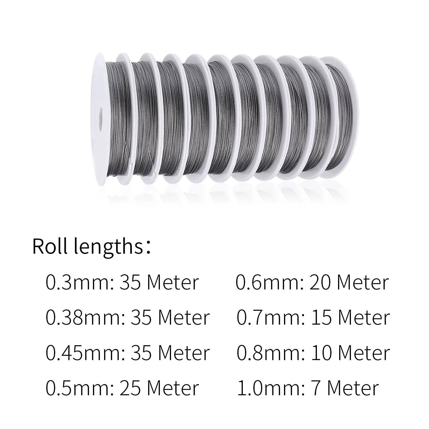 Stainless Steel Wire for Jewelry Making, Bailing Wire Snare Wire Trapping for Craft and Jewelry Making