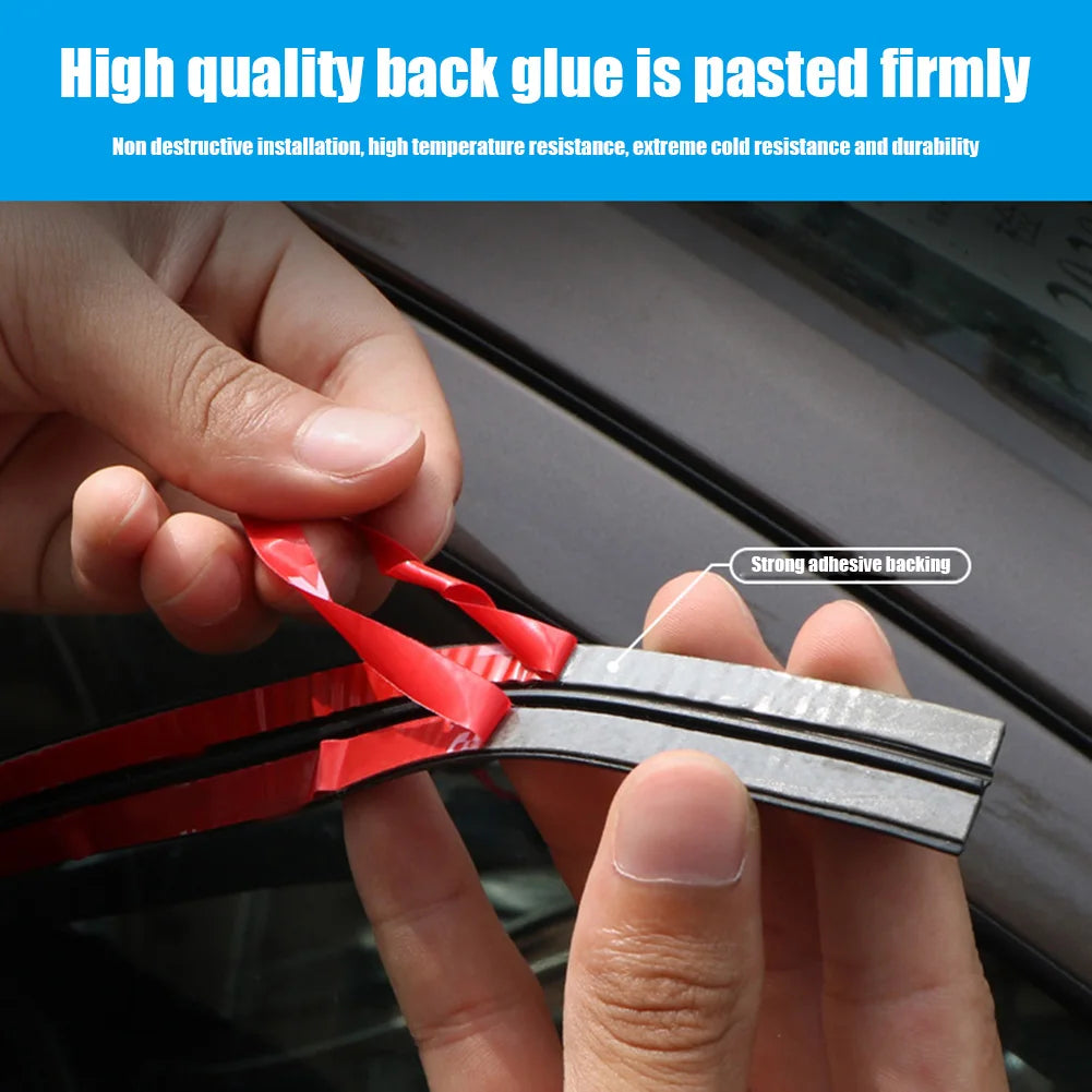 Window Edge Windshield Roof Sealing Strip Rubber Noise Insulation Auto Roof Windshield Sealant Protector Waterproof Window Seals