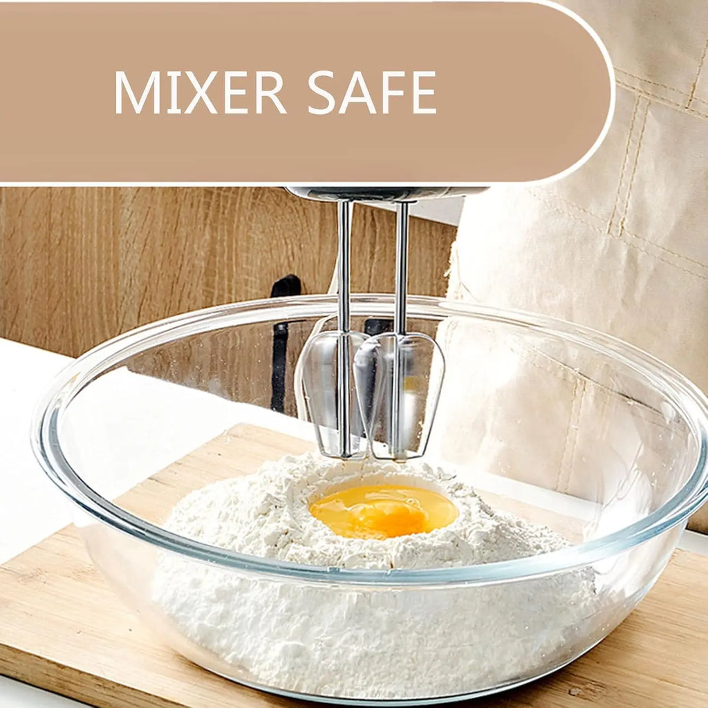 8-Piece Glass Mixing Bowl Set with Lids (0.6QT-4QT), Microwave-Safe for Kitchen Baking, Prepping, Serving & Storage