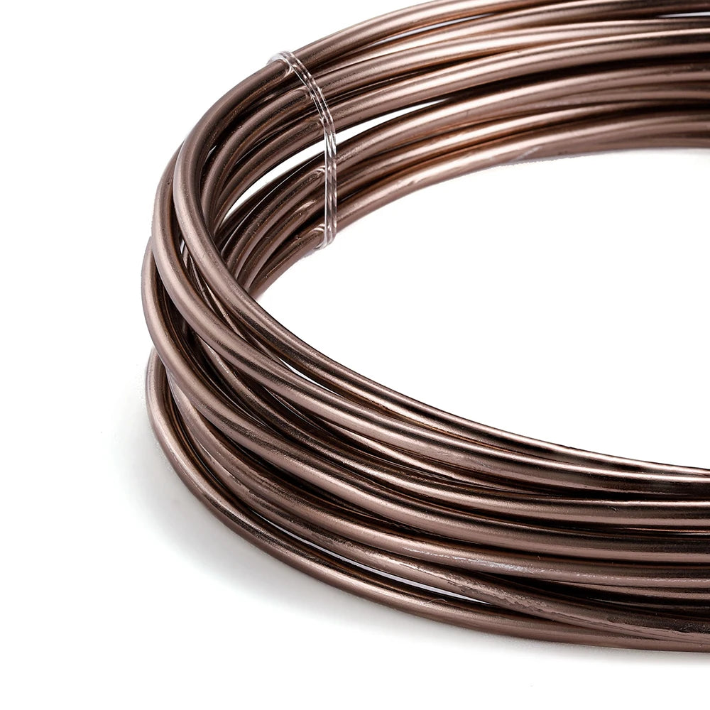 0.6-3mm Anadized Round Aluminum Wire 2-10 Meters Versatile Painted Aluminium Metal Wire For DIY Jewelry Making Accessories