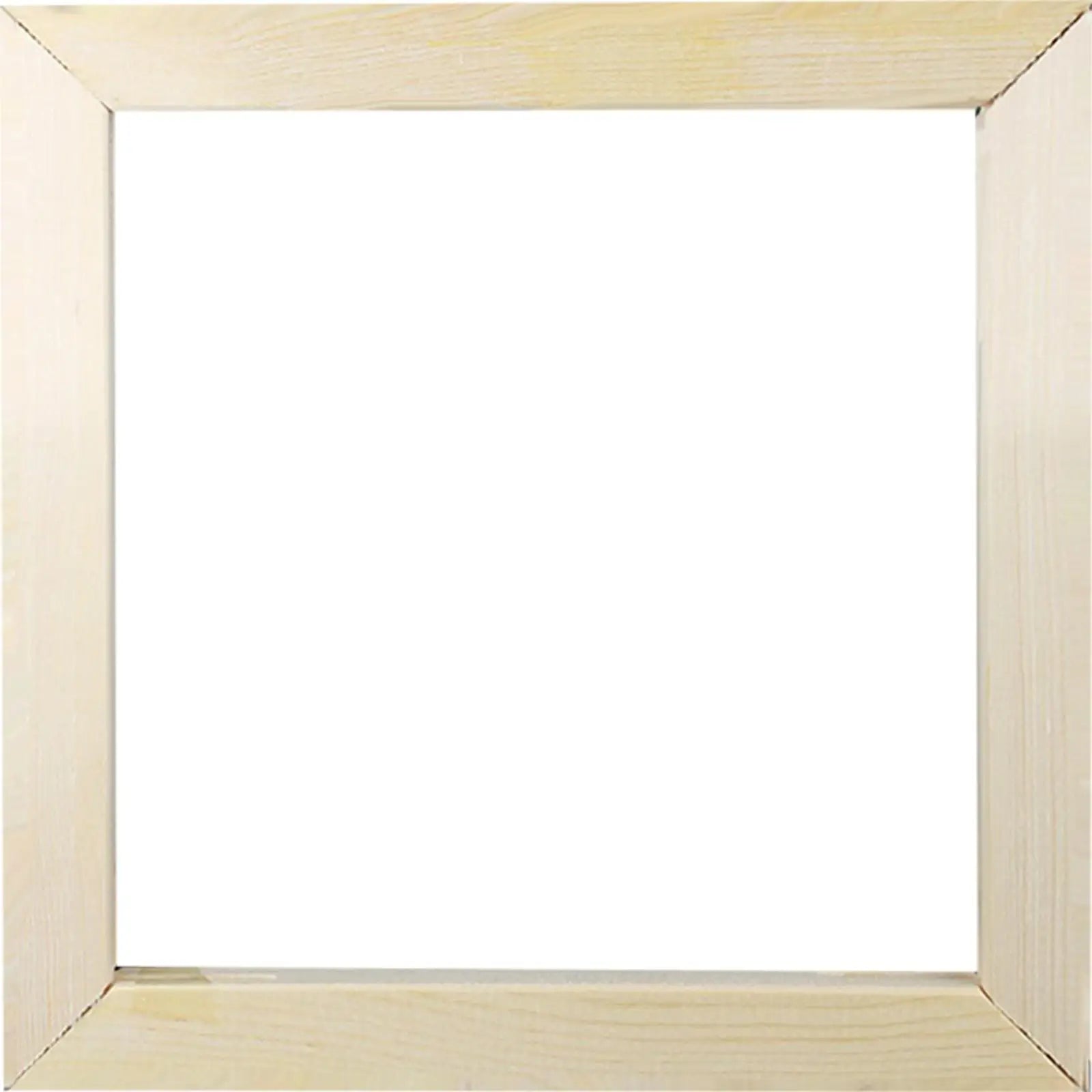 Painting Frame DIY Wall Hanging Photo Frame Decorative Wooden Hanging Frame with Adhesive for Canvas Paintings