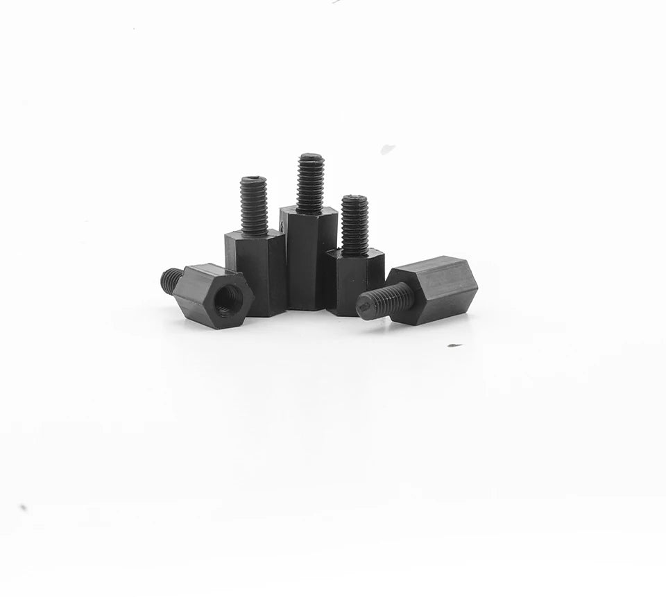 Male Female Nylon Hex Standoff Assortment Kit with Plastic Screws Nuts M2 M2.5 M3 M4 Insulation Plastic Standoff Spacer Set