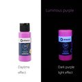 58ML Fluorescent Acrylic Pigment Luminous Pigment Glow in Dark Hand Painted DIY Festival Party Wall Light Absorbing Pigment