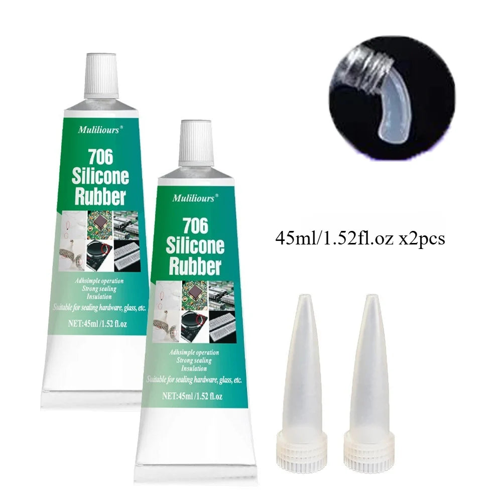 Silicone Industrial Adhesive 704/705/706 Electronic Sealant Components Lithium LED Insulation Waterproof Sealing Silicone Rubber
