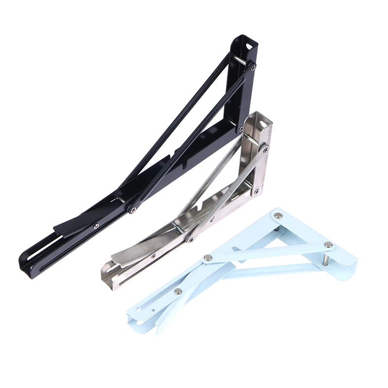 Multiple Sizes Triangle Folding Angle Bracket Heavy Support Adjustable Wall Shelves Mounted Table Shelves Home Hardware
