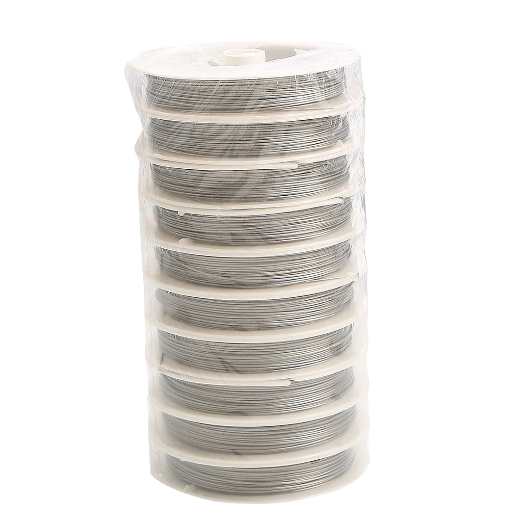 0.3-1mm Stainless Steel Strong Beading Wire - Premium Jewelry Making DIY (Bracelet/Necklace) Craft Sculpting Cord