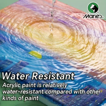 12 Colors Marie's Acrylic Paint Set,100ml/3.38oz,Vibrant Colors,Perect for Artists,Paints on Rocks,Crafts,Canvas,Wood,Stone