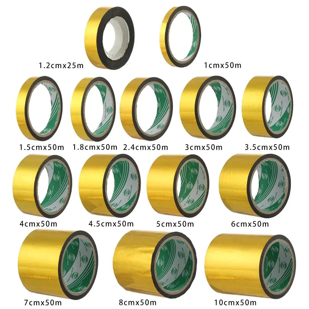 Adhesive For Decoration Decoration Tape Reflective Golden Tape Laser