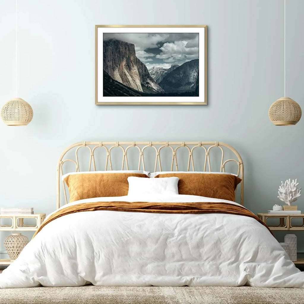 28x40 Poster Frame with Polased Plexiglass - Thin Border Gold Frame for Wall - Display 24x36 or 28x40 Photos