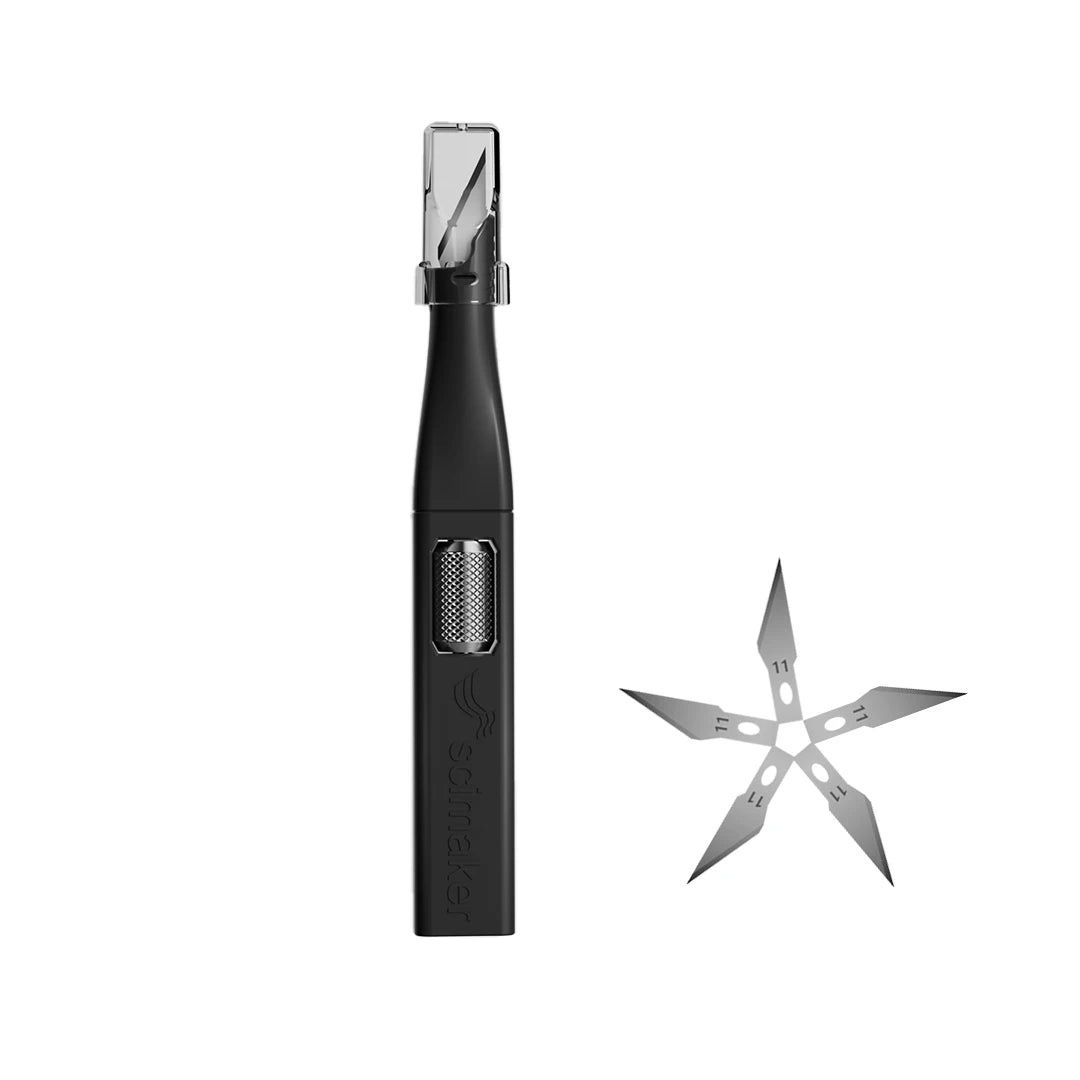 Scimaker  5-Blade Horseshoe Art Knife Precision Cutter for Scrapbook Card Paper Pottery DIY Projects