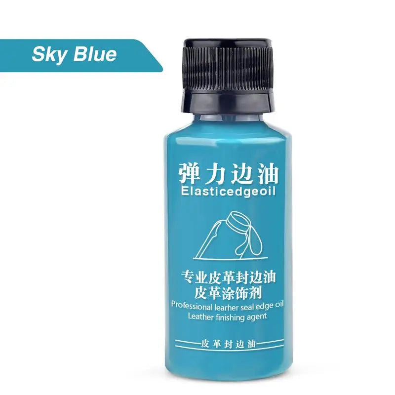 30ml Matte Elastic Edge Sealing Oil Leather Dye Diy Leather Edge Paint Leather Goods Renovation Trimming Edge Sealing Pigment
