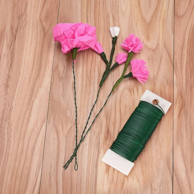Floral Wire Paddle Wire 22 Gauge Florist Wire Wreath Wire for Wreath Making Craft Floral Flower Arrangements