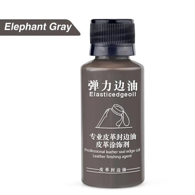 30ml Matte Elastic Edge Sealing Oil Leather Dye Diy Leather Edge Paint Leather Goods Renovation Trimming Edge Sealing Pigment