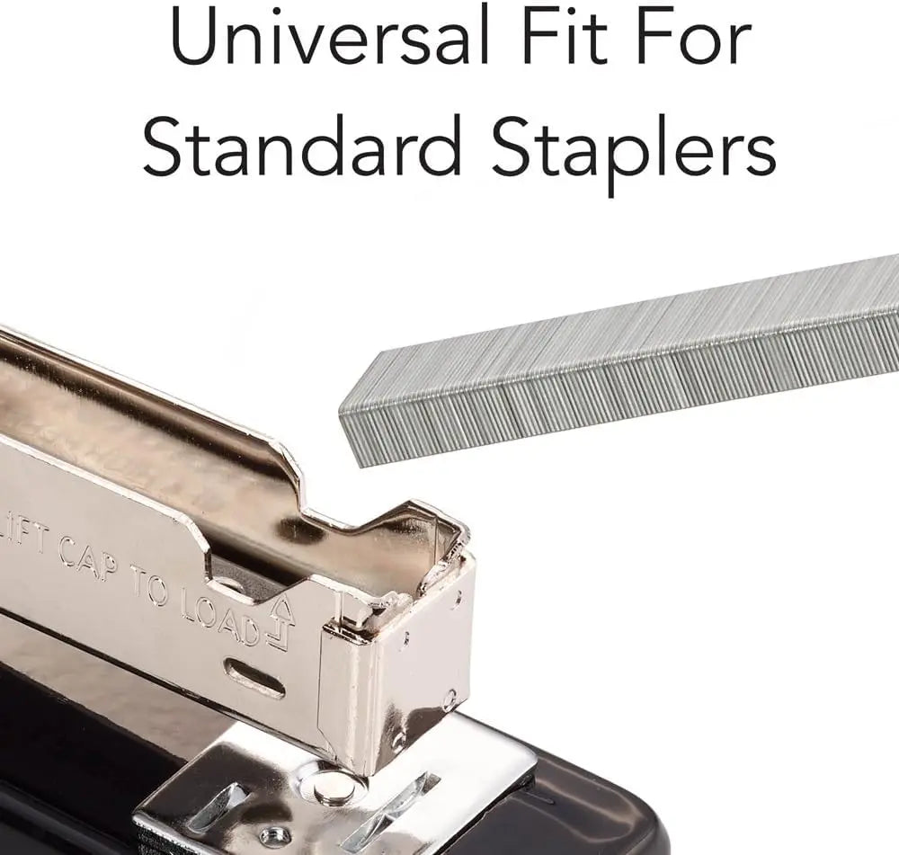 Premium Staples Refill Bundle with Remover, 1/4" Length, 5000 Count for Smooth Desktop Use