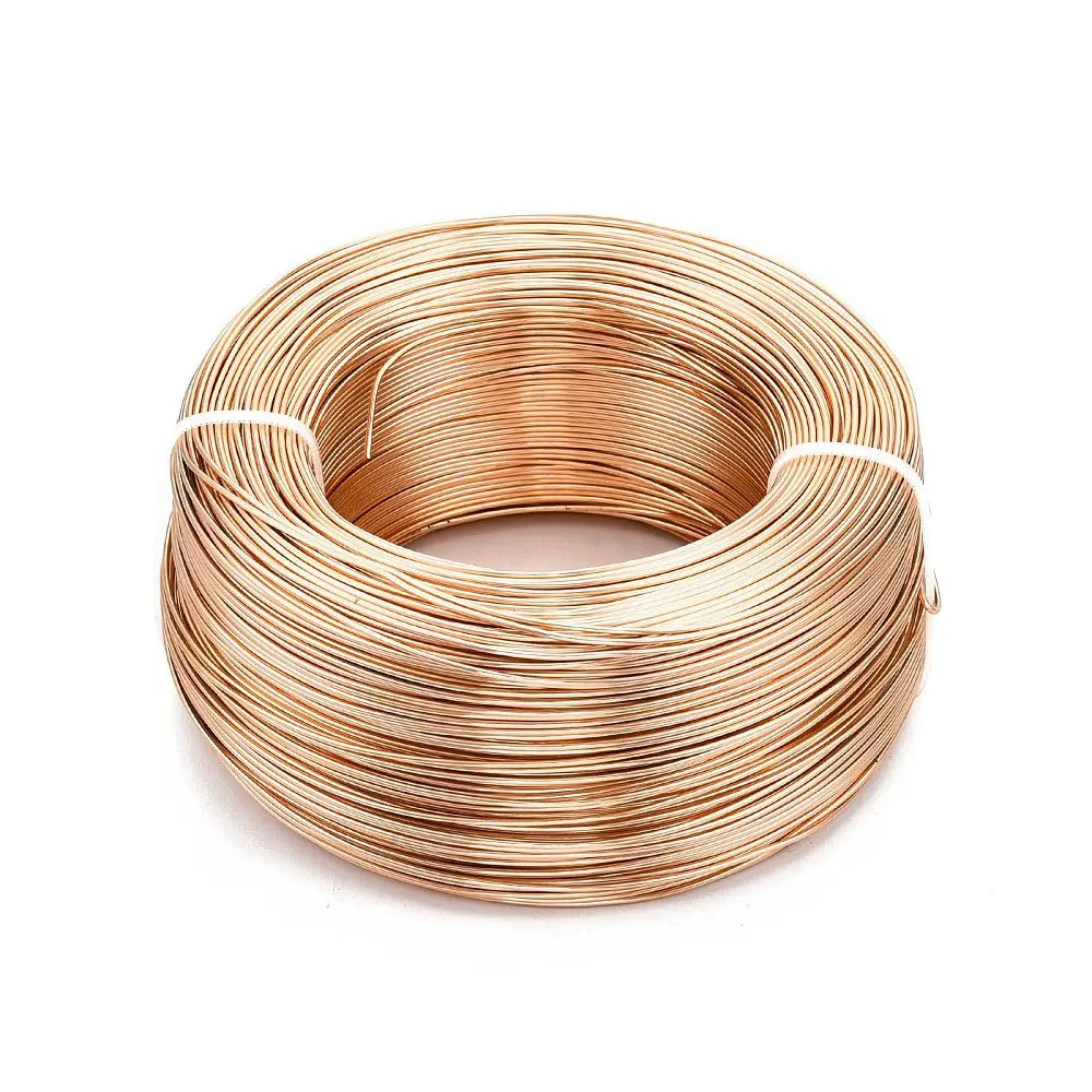 PandaHall 0.6-2.0mm Anodized Aluminum Wire 10 Sizes , Colorful Bendable Craft Wire for Jewelry Making, DIY Model Beading