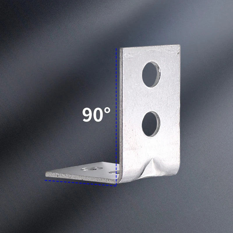 12pcs L-Shaped Corner Brackets Metal Corner Braces Drawer Shelf Wall Bracket Fixing Right Angle Corners Brace Furniture Hardware