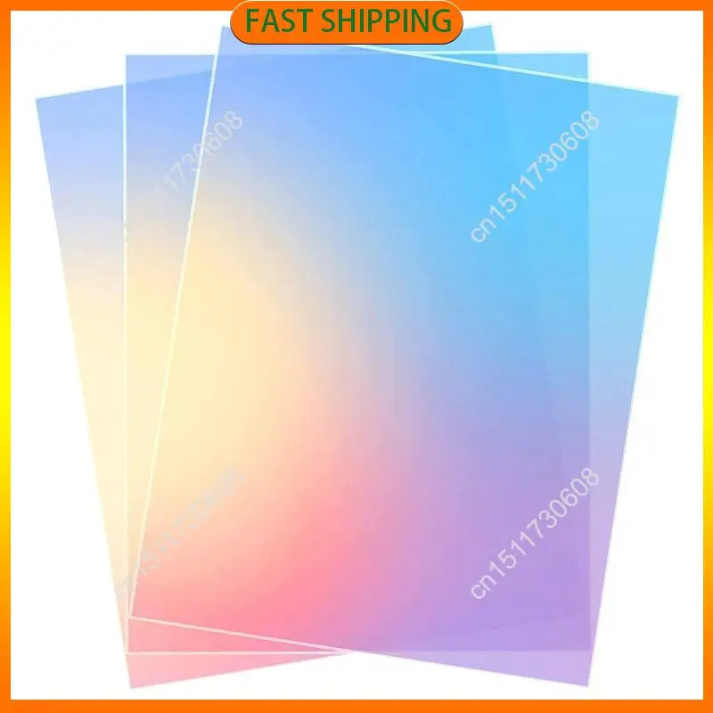 Buy Now Acrylic Colored Translucent Acrylic Iridescent Radiant Sheet Laser-Cutting Acrylic Board,8 X 12 Inch(3 Pack,2.6Mm Thick)