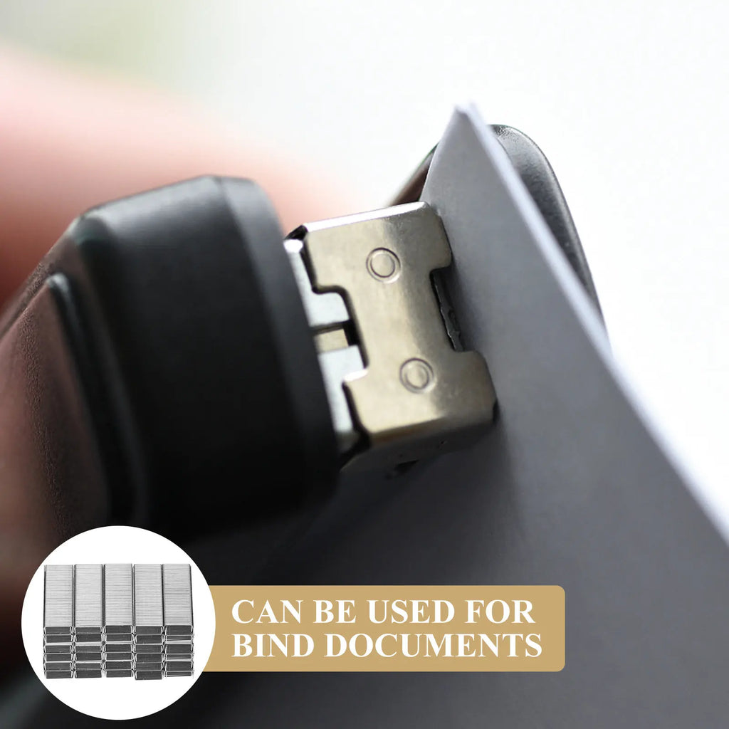 15 Boxes Household Paper Staples Standard Stapler Refills Metal No-Slip Staples for Office School Daily Use Compact Portable