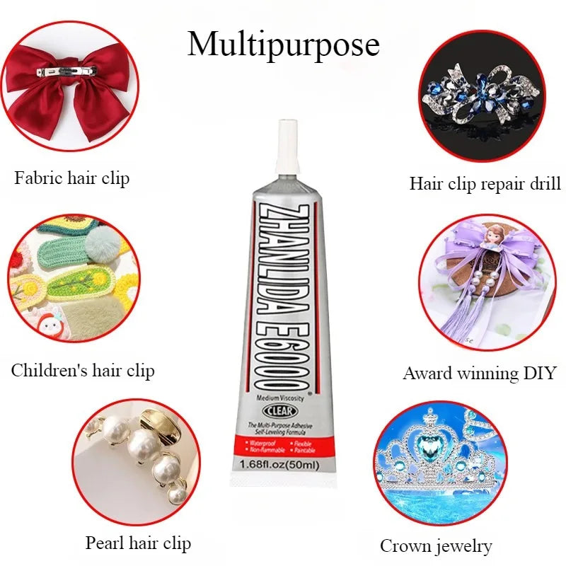 E6000 Adhesive DIY Hair Accessories Crafts Rhinestone Glue Phone Case Diamond Painting Special Adhesive Strong Adhesive